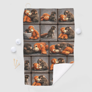 Serviette De Golf Frappez bébé singe