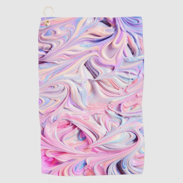 Serviette De Golf Frosting crémeux Pastel (Devant)