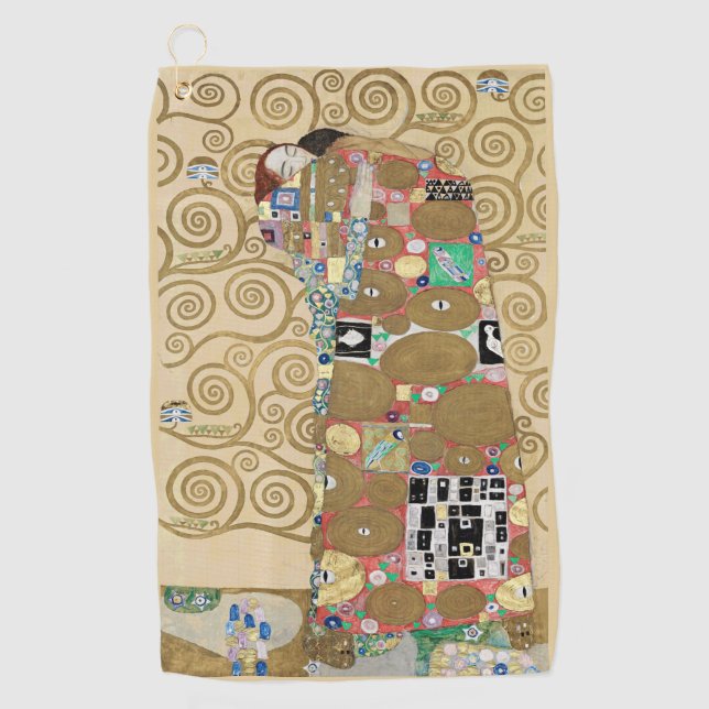 Serviette De Golf Fulfillment Gustav Klimt (Devant)
