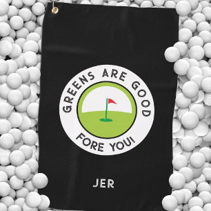 Serviette De Golf Fun Golf Greens Fore Golfer Funny Humour sur mesur