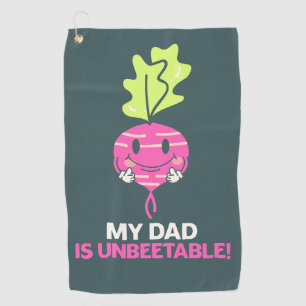 Serviette De Golf Funny anniversaire Fête des pères papa jeu de mots