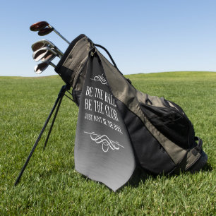 Serviette De Golf Funny Be the Ball Be the Club ...