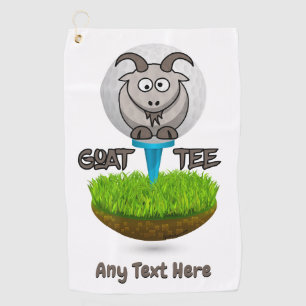 Serviette De Golf Funny Chèvre Golf Tee