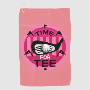 Serviette De Golf Funny Femme Golfers Pros Fanatics de golf