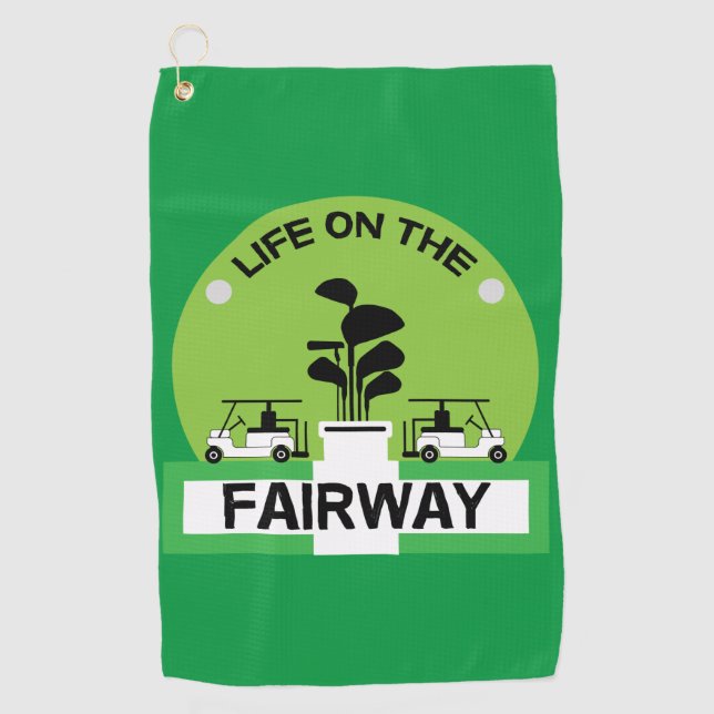 Serviette De Golf Funny Golfing Pros Golfing Fanatics Sports (Devant)