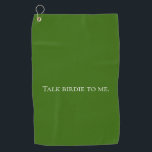 Serviette De Golf Funny Green<br><div class="desc">Montrez votre sens de l'humour avec cette serviette de golf amusante.</div>