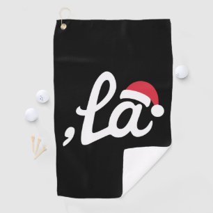 Serviette De Golf Funny Kamala Harris 2024 Comma La Christmas