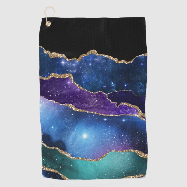 Serviette De Golf Galaxy Agate Series Design 13  (Devant)