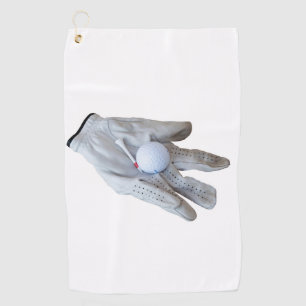 Serviette De Golf Gant et une balle de golf design Best Golf Towers