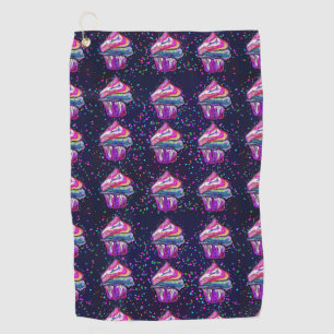 Serviette De Golf Gâteau d'anniversaire