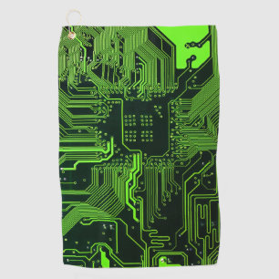 Serviette De Golf Geek de la carte de circuit électronique Nerd PCB