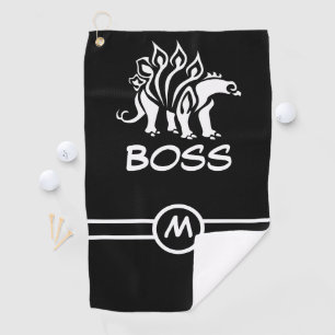 Serviette De Golf Ghost White Stegosaurus Spirit Dinosaur