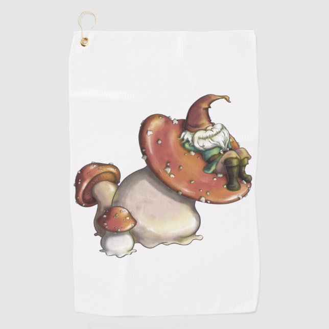Serviette De Golf Gnome de Raring (Devant)