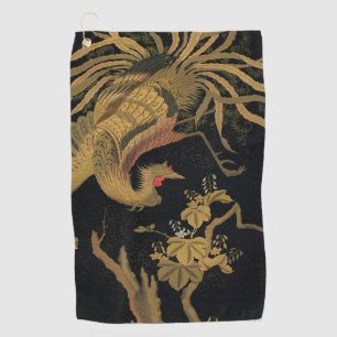 Serviette De Golf Golden Bird Classic japonais Antique