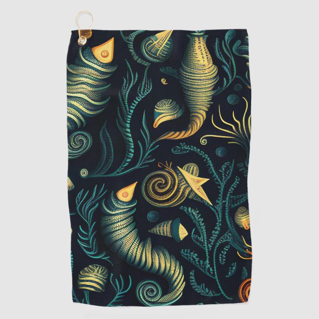 Serviette De Golf Golden Reefs (Devant)