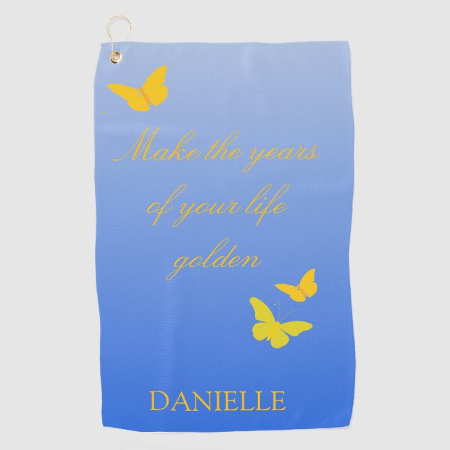 Serviette De Golf Golden Years (Devant)