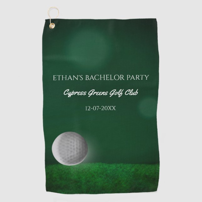 Serviette De Golf Golf ball green golf golf golf club (Devant)