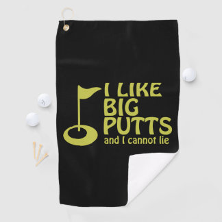 Serviette De Golf Golf Humour J'aime Big Putts