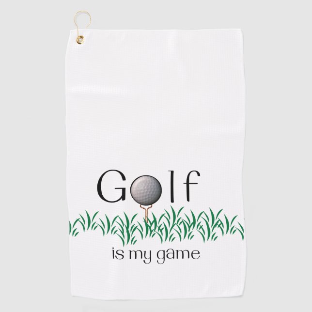 Serviette De Golf Golf is my Game (Devant)