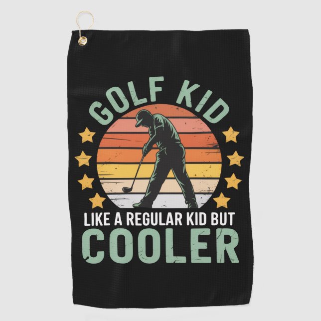 Serviette De Golf Golf Kids Funny Young Golfer & Golfing Lover Gift  (Devant)