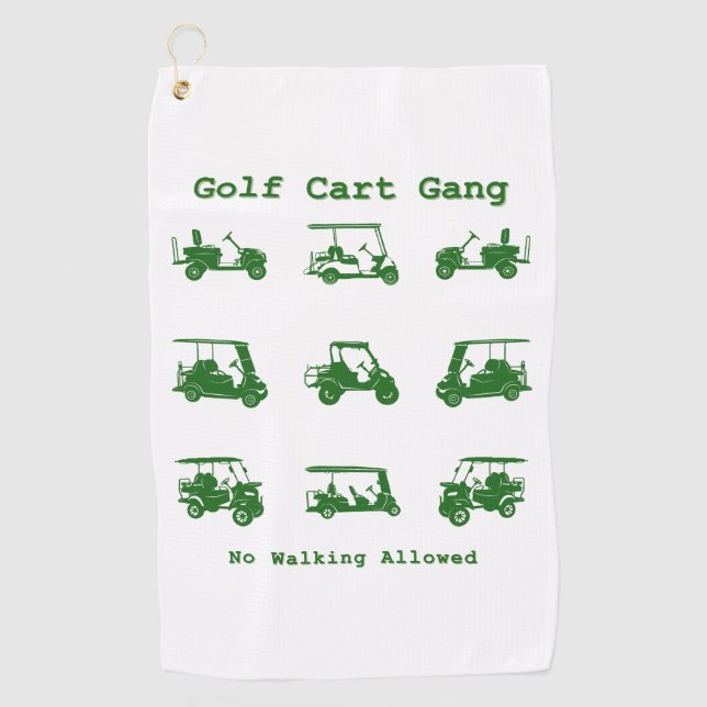 Serviette De Golf Golf Panier Gang Funny Golf Lover Cadeau (Devant)