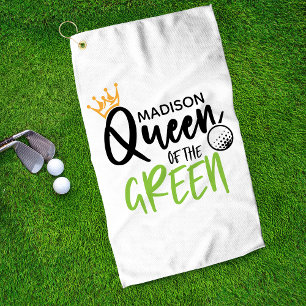 Serviette De Golf Golf Queen Of The Green Funny Moderne Personnalisé