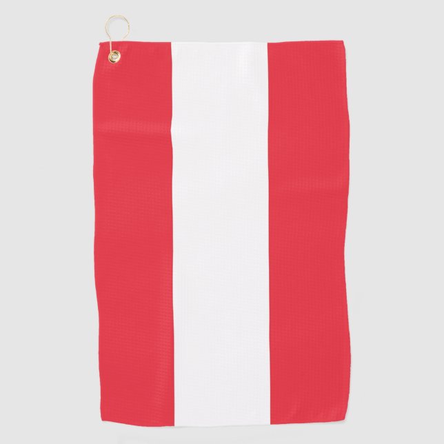 Serviette De Golf Golf Serviette avec drapeau d'Autriche (Devant)