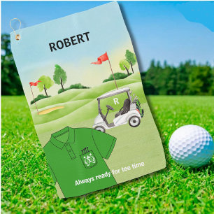 Serviette De Golf Golf toujours prêt pour le temps