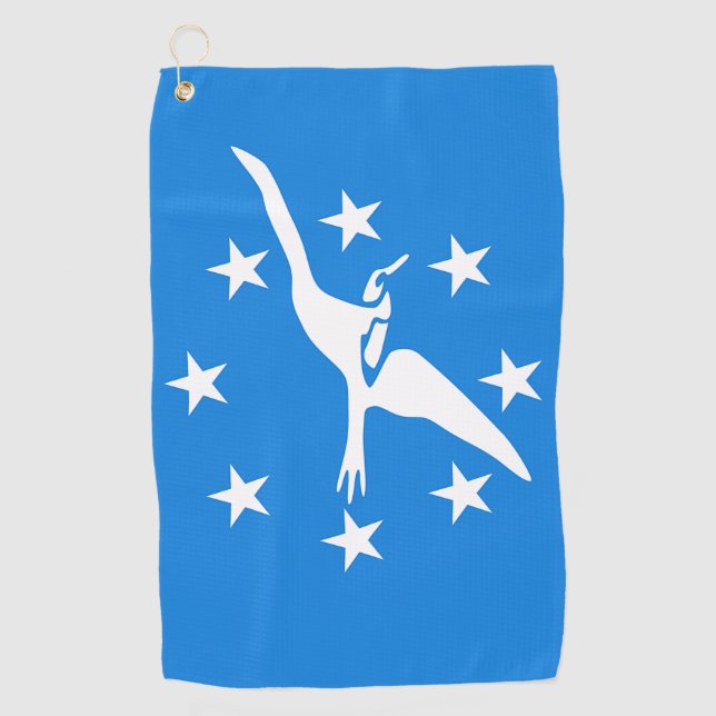 Serviette De Golf Golf Towel avec drapeau de Corpus Christi City, US (Devant)