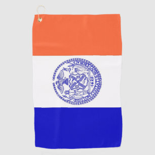 Serviette De Golf Golf Towel avec drapeau de New York City