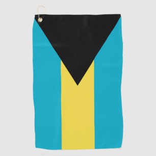 Serviette De Golf Golf Towel avec drapeau des Bahamas