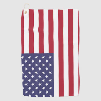 Serviette De Golf Golf Towel avec drapeau des États-Unis d'Amérique