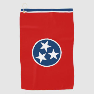 Serviette De Golf Golf Towel avec drapeau du Tennessee, USA