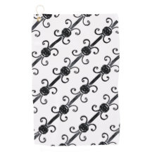 Golf Towel - Basilica Roses