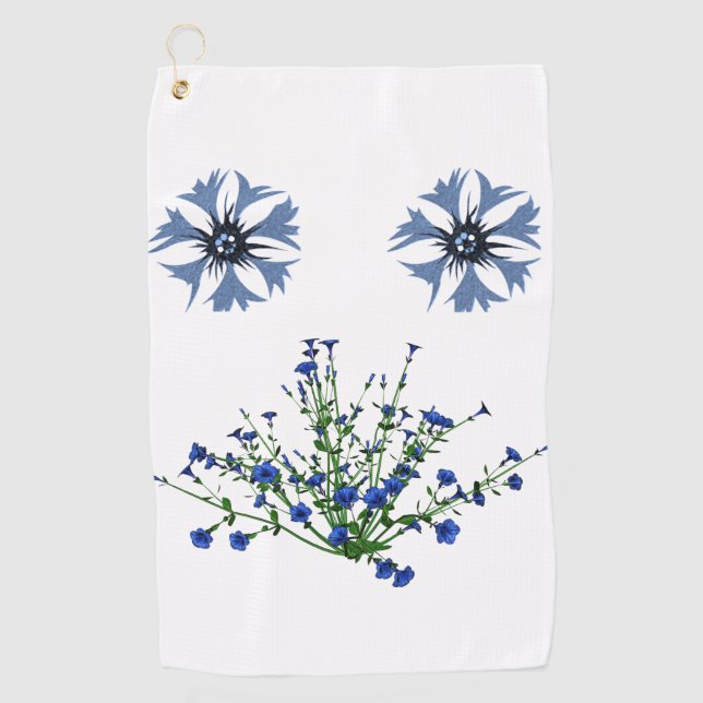 Serviette De Golf Golf Towel Floral (Devant)