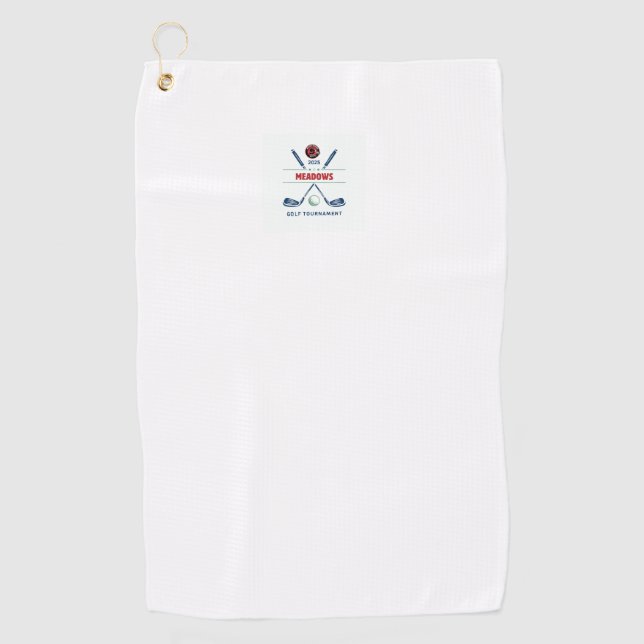 Serviette De Golf Golf Towel - Meadows Golf Tournament 2025 (Devant)