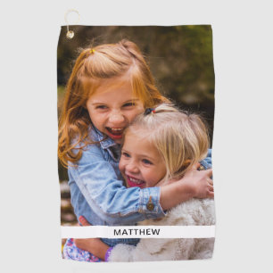 Serviette De Golf Golf Towel Photo & Nom Modèle