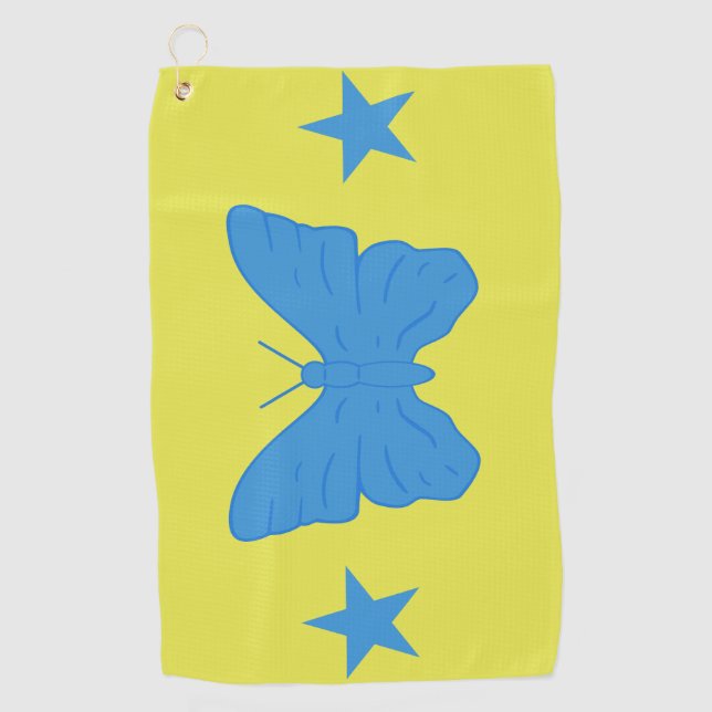 Serviette De Golf Golf Towel with flag of Bady Bassit (Devant)