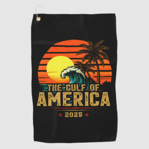 Serviette De Golf Golfe des USA Amérique Est 2025 Retro Vintage