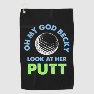 Serviette De Golf Golfer Oh Mon Dieu
