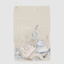 Golfeur chic élégant tendance tropical monogrammé