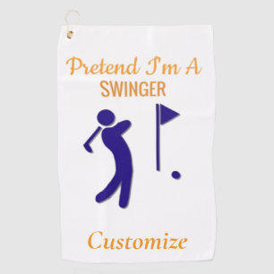 Serviette De Golf Golfeur en swingant Thunder_Thunder_Cove