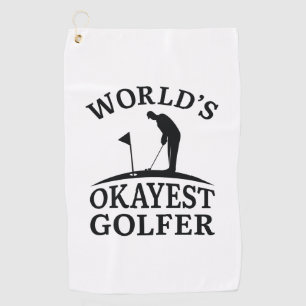 Serviette De Golf Golfeur le plus Okayest du monde