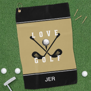 Serviette De Golf Golfeur Moderne Balle de Golf Pro Sport Citation N