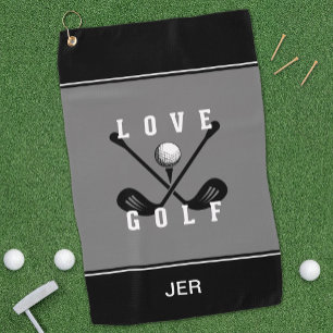Serviette De Golf Golfeur moderne Balle de golf Pro Sport Citation N