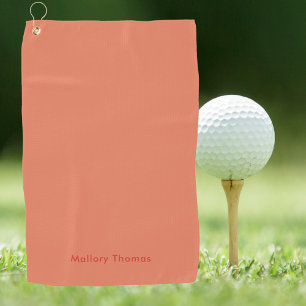 Serviette De Golf Golfeur Professionnel Chic Minimaliste Moderne Élé