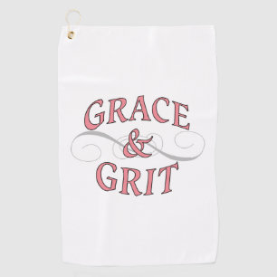 Serviette De Golf Grace & Gris en rose et gris