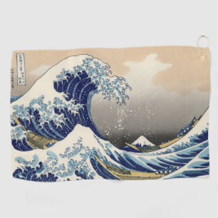 Serviette De Golf Grande Vague au large de Kanagawa & Mont Fuji Mer