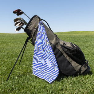 Serviette De Golf Grec Meander Carré Motif