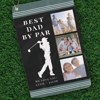 Serviette De Golf Green Best Papa par Par Photo Collage